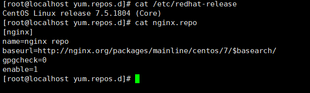 config yum repo for nginx